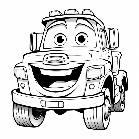 ציור של משאית