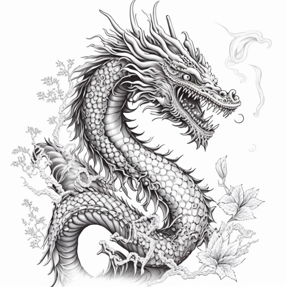 דרקון סיני לצביעה